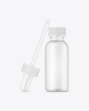 Frosted Glass Dropper Bottle Mockup