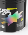 Glossy Tea Jar Mockup