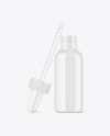 Opened Glossy Dropper Bottle Mockup