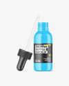 Opened Glossy Dropper Bottle Mockup