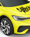 Electric Crossover SUV - Half Side View