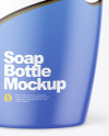 Matte Soap Bottle w/ Pump Mockup