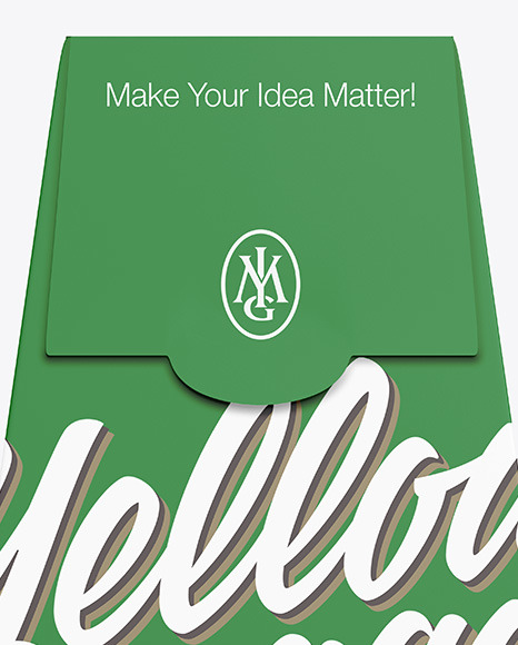 Matte Paper Food Bag Mockup