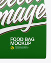 Matte Paper Food Bag Mockup