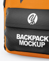 Backpack Mockup - Half Side View