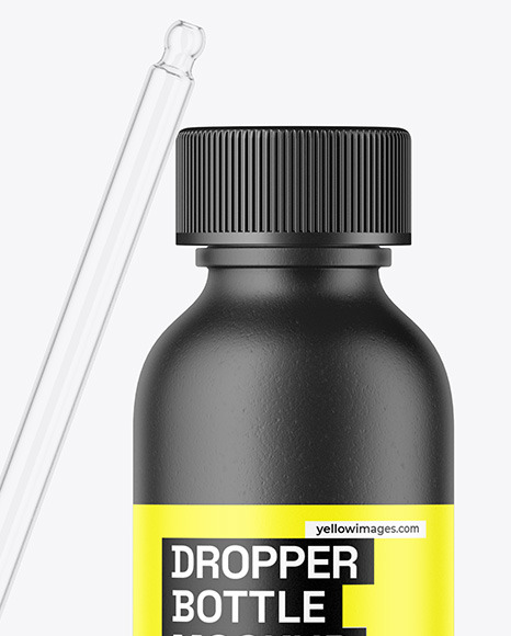 Ceramic Dropper Bottle Mockup