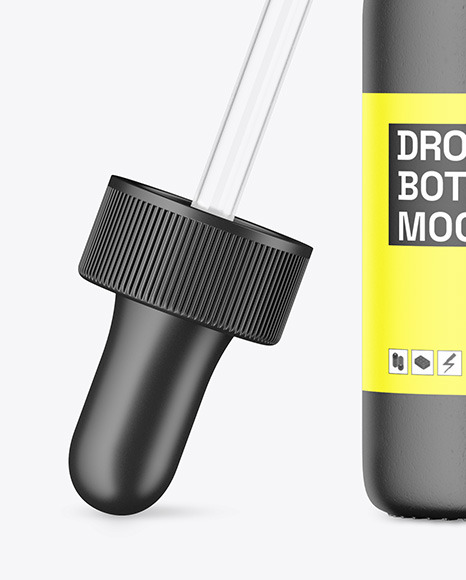 Ceramic Dropper Bottle Mockup