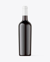 Wine Dark Bottle Mockup