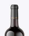 Wine Dark Bottle Mockup