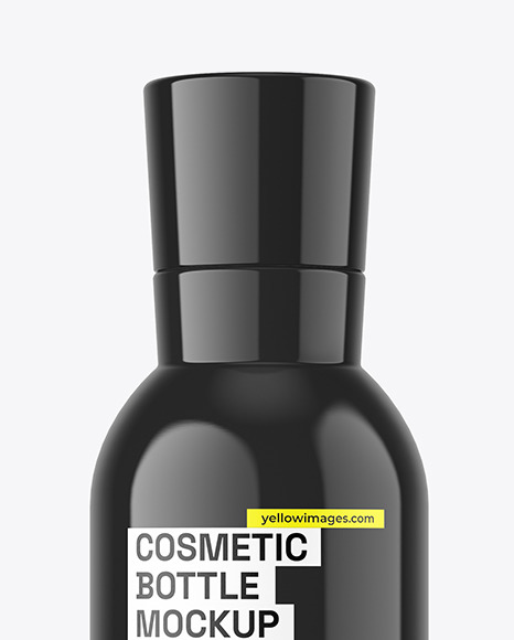 Glossy Cosmetic Bottle Mockup