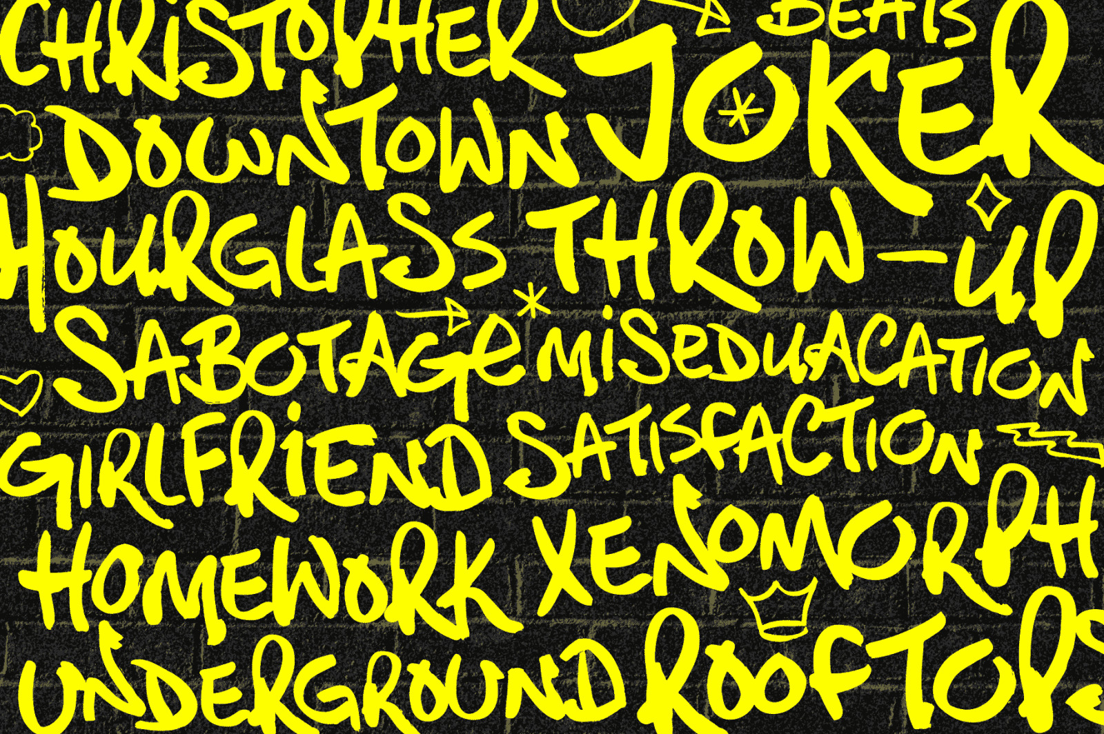 Permanent Park - 1990s Graffiti Inspired Marker Pen Font Permanent Park - 1990s Graffiti Inspired Marker Pen Font