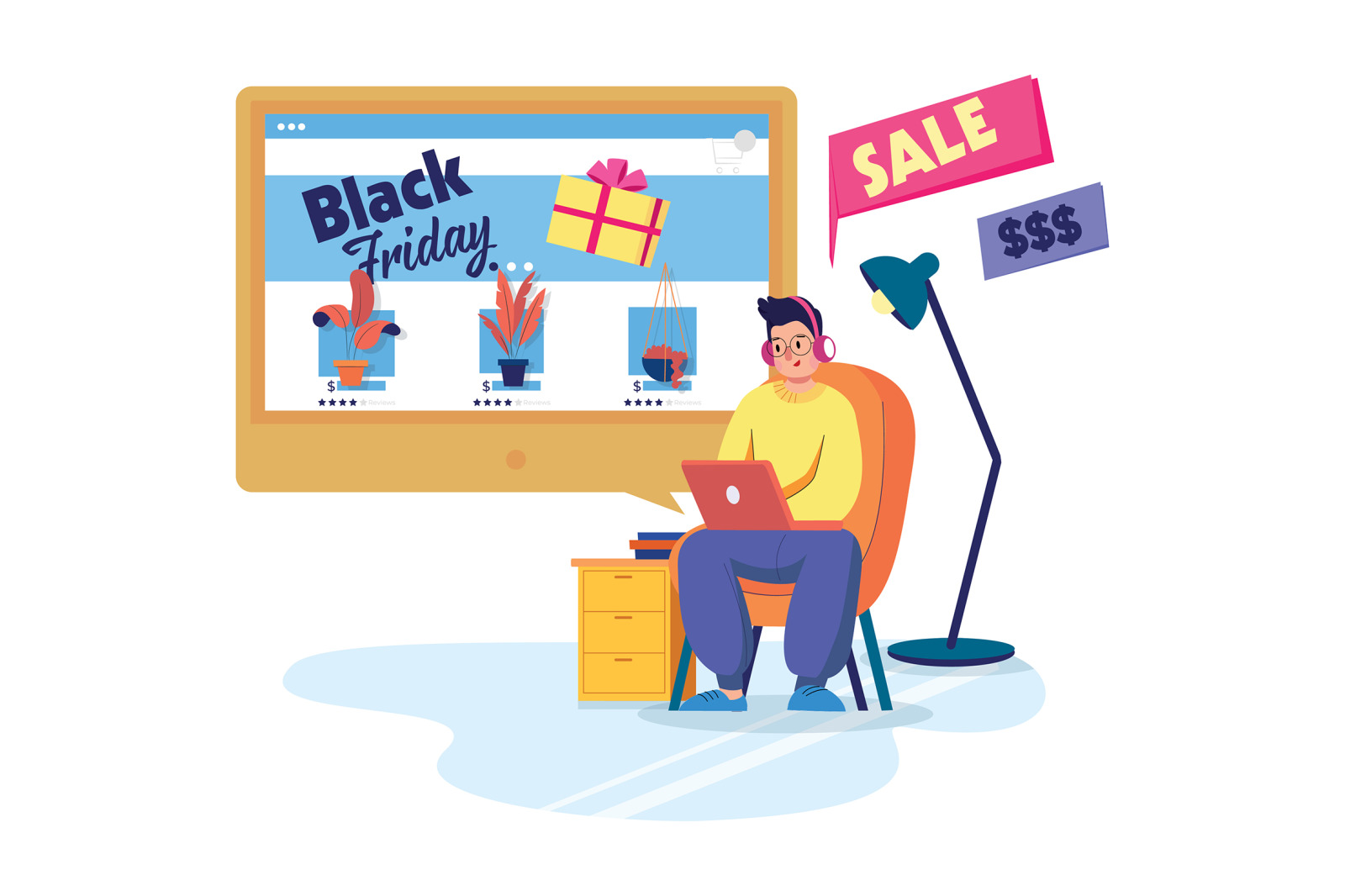 M491_Black Friday Illustration Pack M491_Black Friday Illustration Pack