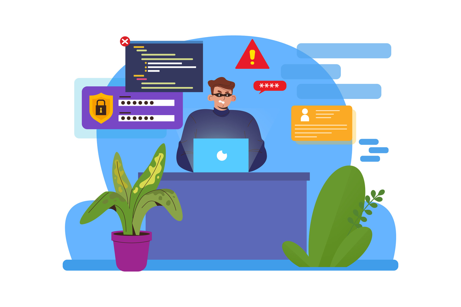 M492_Cyber Security Illustration Pack M492_Cyber Security Illustration Pack