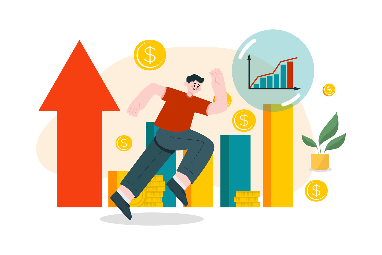 M493_Stock Market Illustration Pack M493_Stock Market Illustration Pack