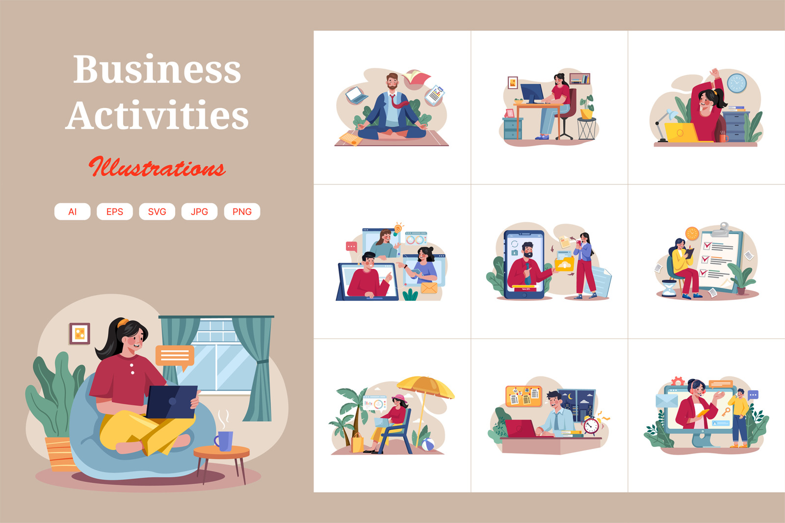 M494_Business Illustration Pack M494_Business Illustration Pack