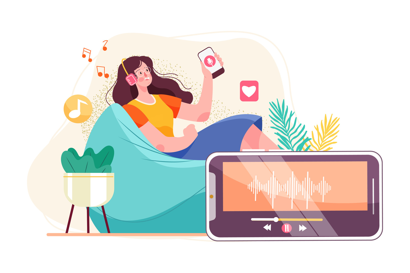 M498_Live Streaming & Podcast Illustration Pack M498_Live Streaming & Podcast Illustration Pack