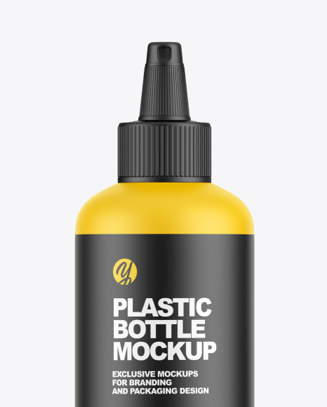 Matte Cosmetic Bottle Mockup