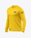 Long Sleeve T-Shirt Mockup - Half Side View