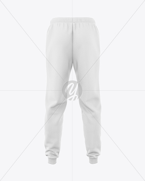 Men's Sport Pants Mockup - Back View