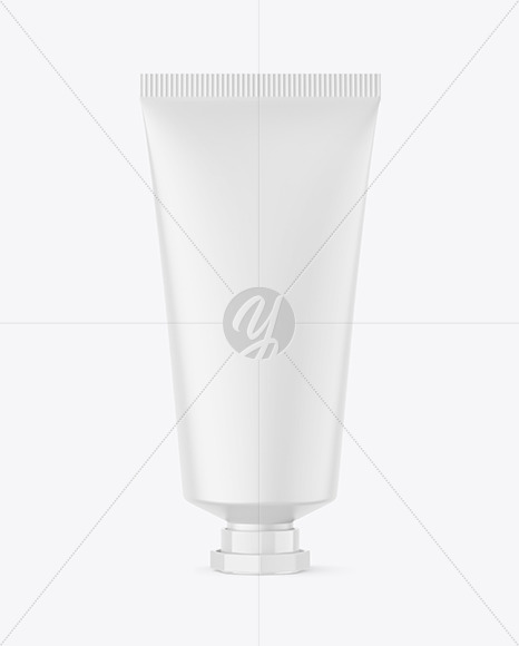 Matte Cosmetic Tube Mockup