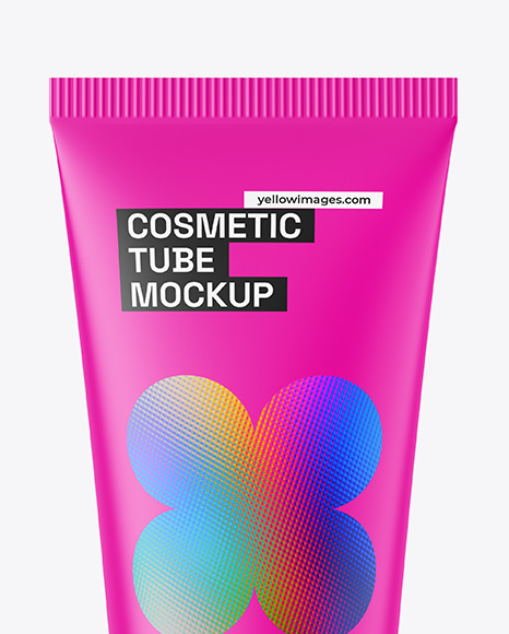 Matte Cosmetic Tube Mockup