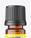 5ml Cosmetic Oil Amber Bottle Mockup