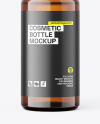 10ml Cosmetic Oil Amber Bottle Mockup