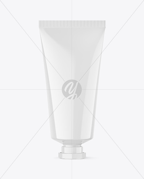 Glossy Cosmetic Tube Mockup