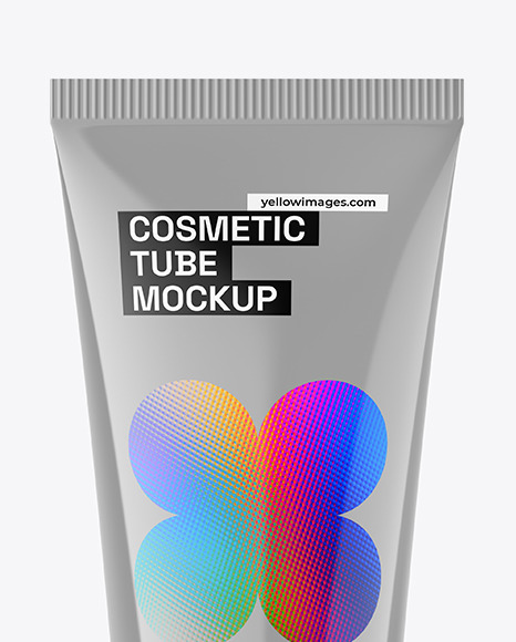 Glossy Cosmetic Tube Mockup Glossy Cosmetic Tube Mockup