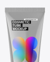 Glossy Cosmetic Tube Mockup Glossy Cosmetic Tube Mockup