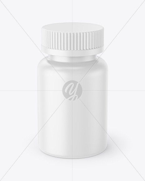 Matte Pills Bottle Mockup