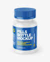 Matte Pills Bottle Mockup