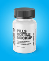 Matte Pills Bottle Mockup