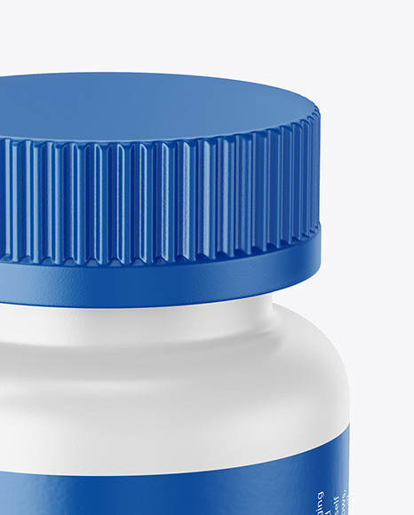 Matte Pills Bottle Mockup