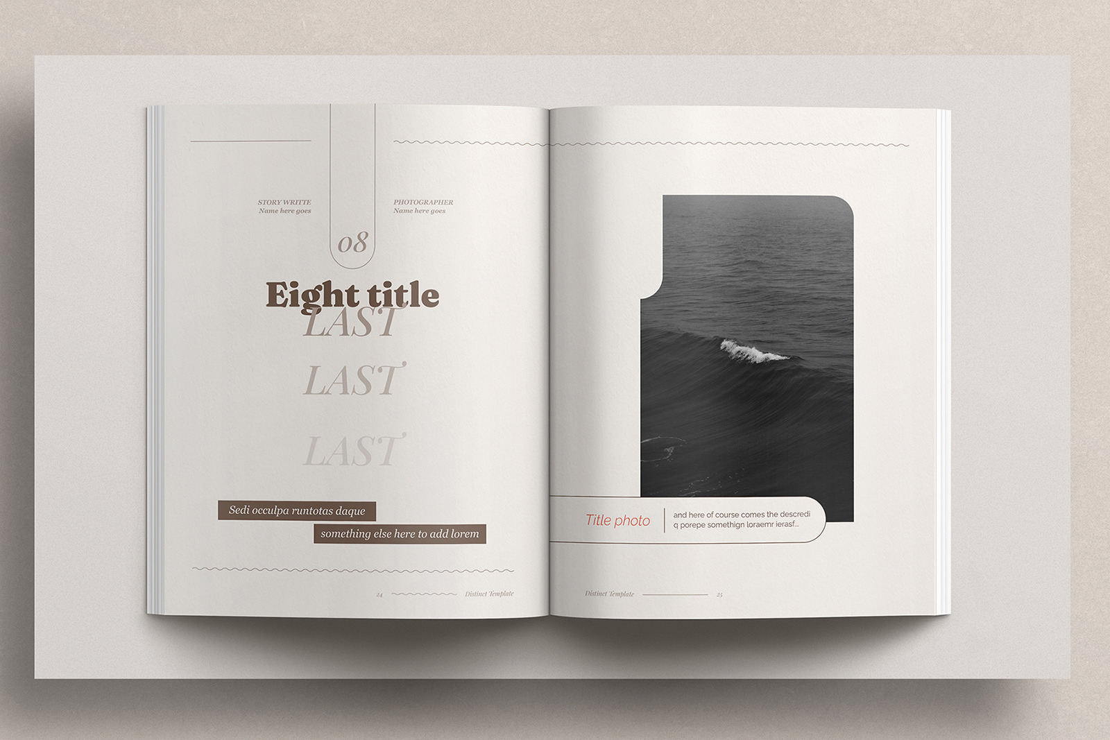Distinct Indesign Template Distinct Indesign Template