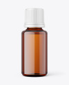 20ml Cosmetic Oil Amber Bottle Mockup