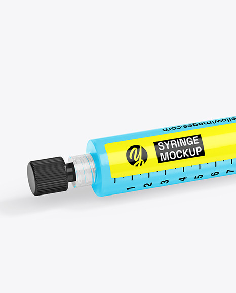 Syringe with Injection Mockup