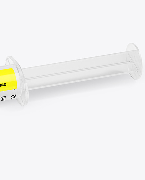 Syringe with Injection Mockup