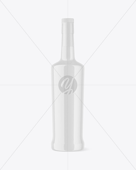 700ml Glossy Bottle Mockup