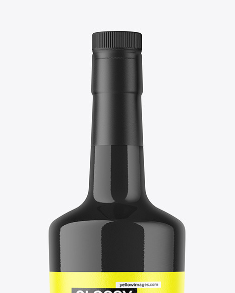 700ml Glossy Bottle Mockup