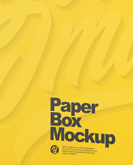 Hanging Box Mockup