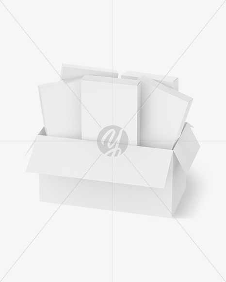 Box With Boxes Mockup