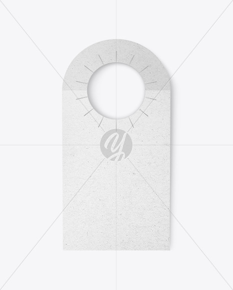 Kraft Bottle Tag Mockup