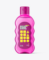 Colored Baby Oil Bottle Mockup Colored Baby Oil Bottle Mockup