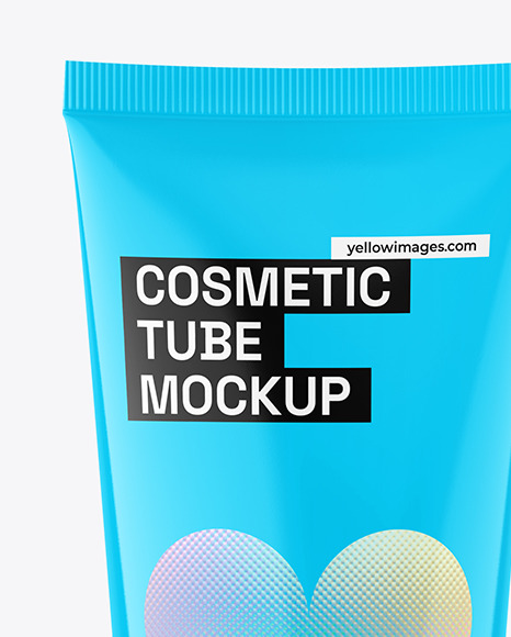 Glossy Cosmetic Tube Mockup