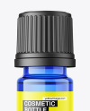 5ml Essential Oil Blue Bottle Mockup