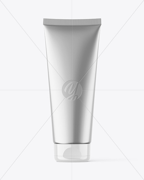 Metallic Cosmetic Tube Mockup