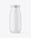 Glossy Yogurt Bottle Mockup