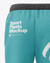 Melange Men&#039;s Sport Pants Mockup - Back View