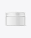 Glossy Cosmetic Jar Mockup